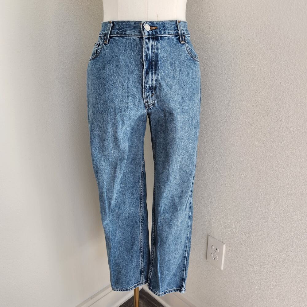 Vintage Levi's 550 Relaxed Fit Tapered Leg High Rise Jeans Medium Wash 10